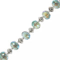 Blue AB Plated Glass