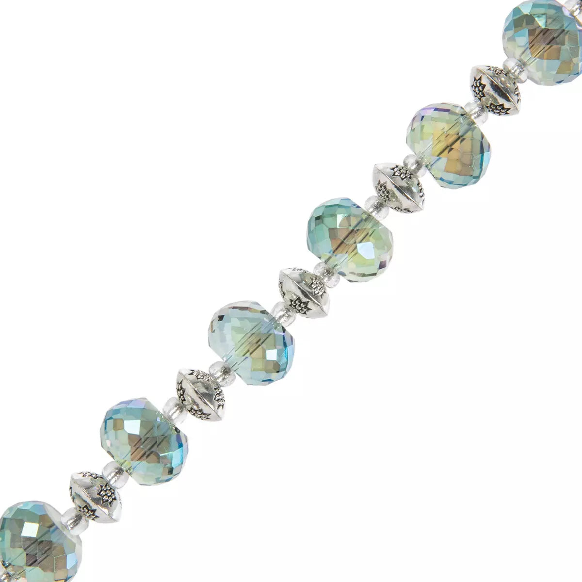 Blue AB Plated Glass