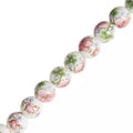Floral Coated Porcelain Round
